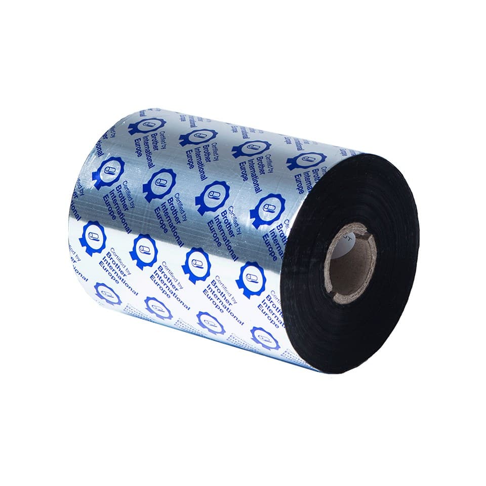 Brother BWP-1D600-110 Premium Wax Thermal Transfer Ribbon, Black, 110mm x 600m - Image 3