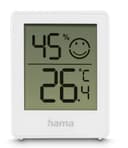 Hama Baros Thermometer and Hygrometer, Digital, For Indoors, Set of 2, white thumbnail 1
