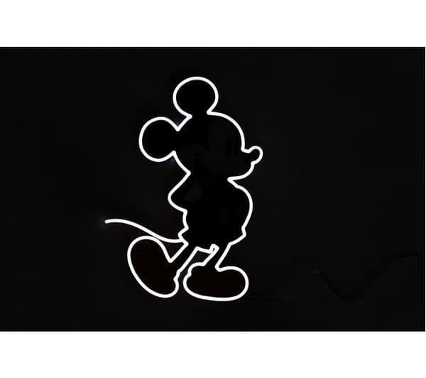 YELLOWPOP Disney Mickey Mouse LED Wall Lamp - Clear & White - Image 4