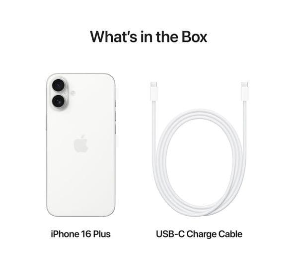 Apple iPhone 16 Plus 128GB - White - Image 3