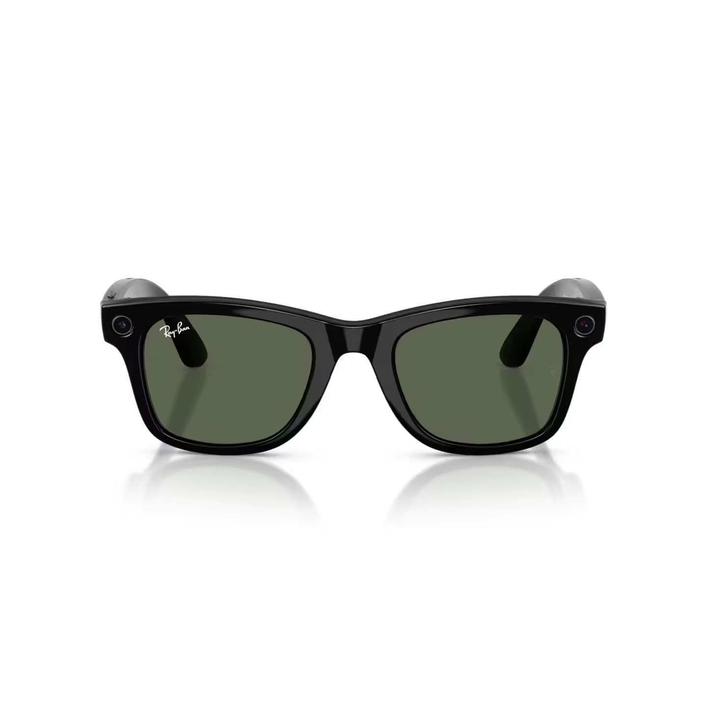 Ray-Ban Meta (Gen 2) Wayfarer RW4012 Smart Glasses - Shiny Black, Transitions Graphite Green