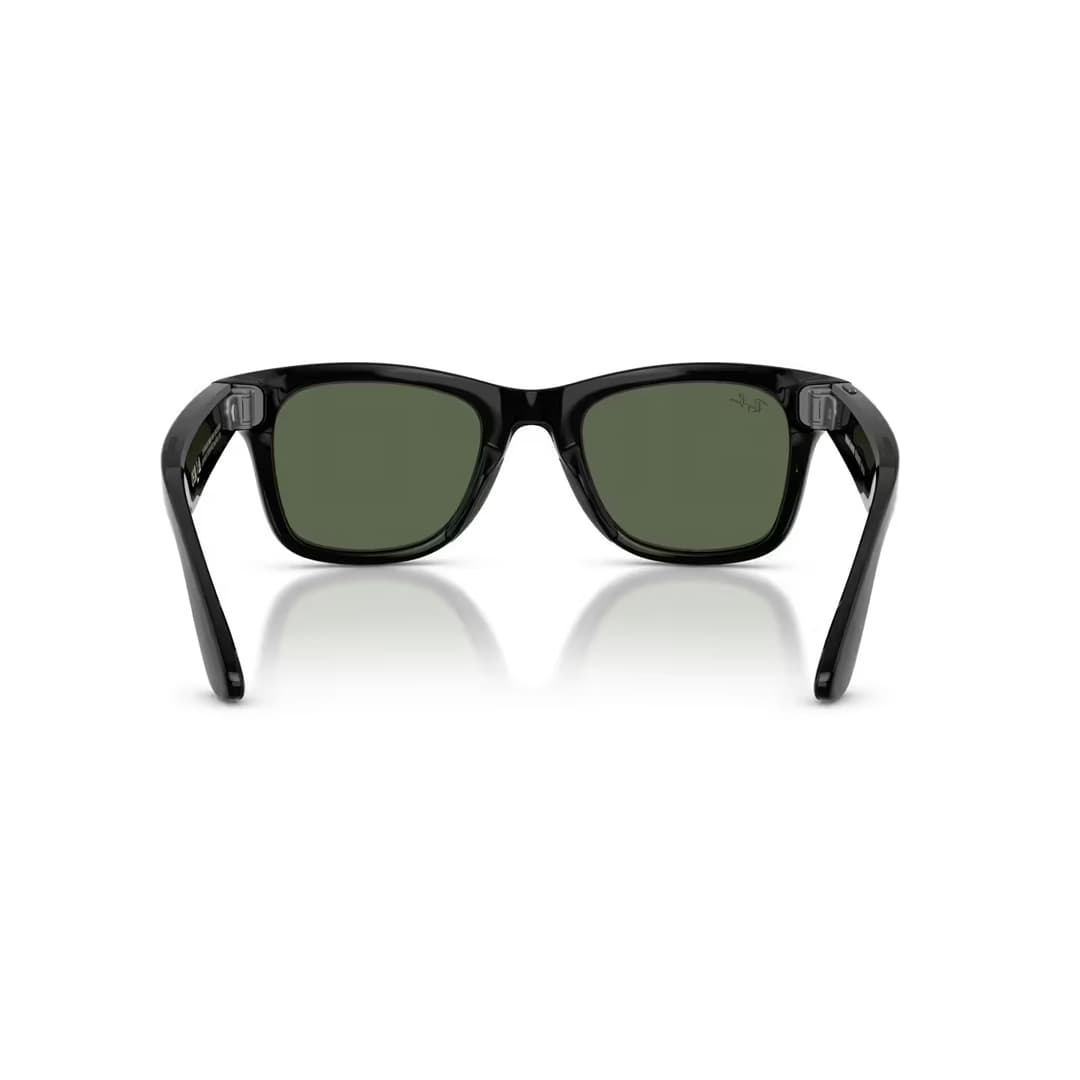 Ray-Ban Meta (Gen 2) Wayfarer RW4012 Smart Glasses - Shiny Black, Transitions Graphite Green - Image 3