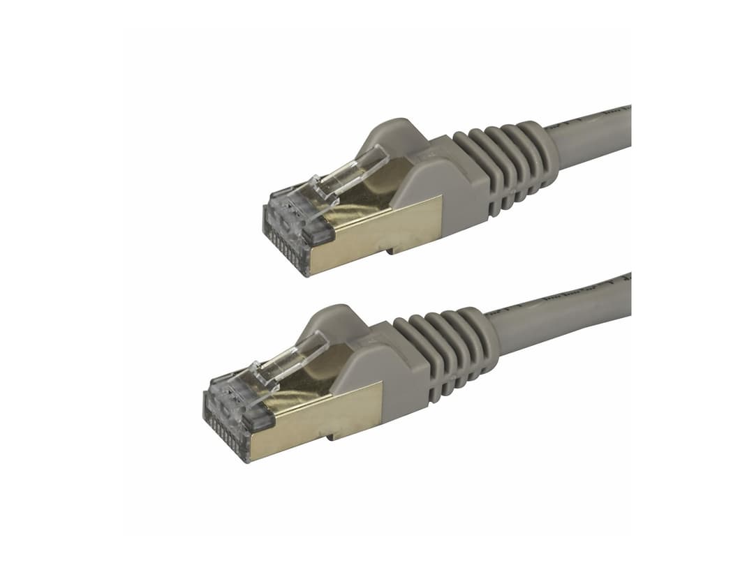 StarTech CAT6A Patch Cable 1.5m Grey - Image 1