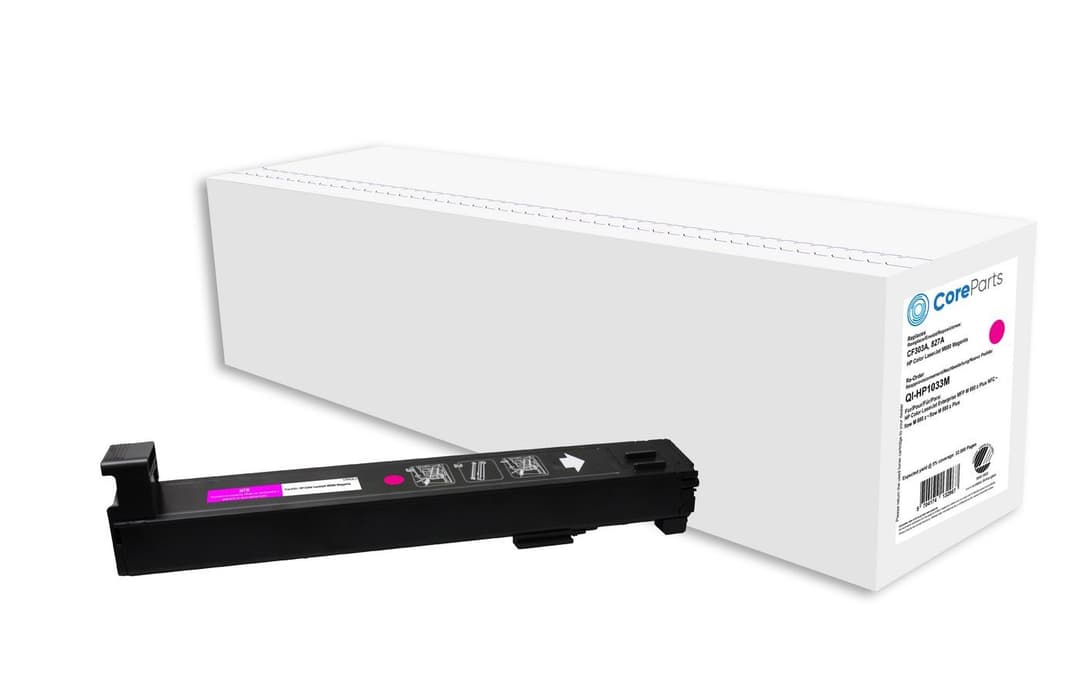 CoreParts QI-HP1033M Toner for HP Color LaserJet M880, replaces HP 827A CF303A - Magenta - Image 1