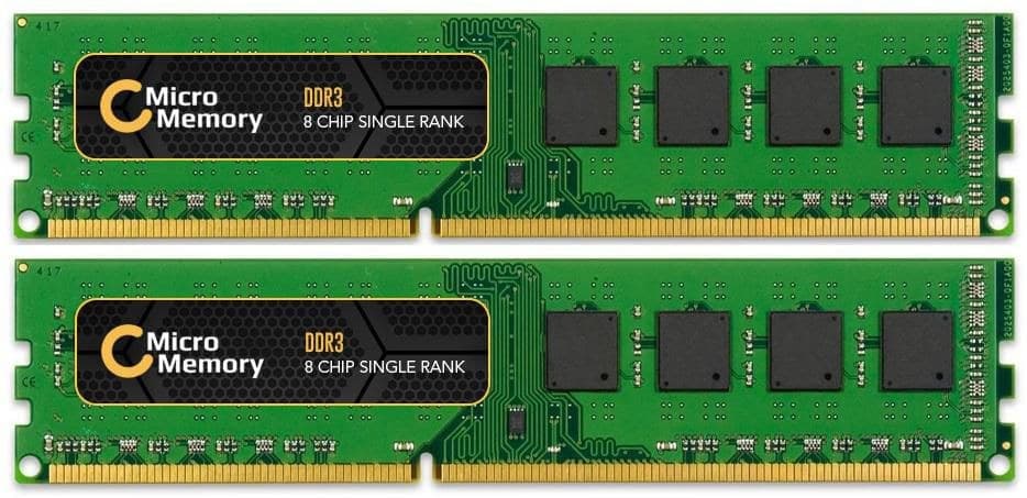 CoreParts MMKN043-8GB 8GB (2 x 4GB) DDR3 1600MHz 240-pin DIMM Desktop Memory Kit — CL11 Non-ECC (equivalent to Kingston KVR16N11S8K2/8)