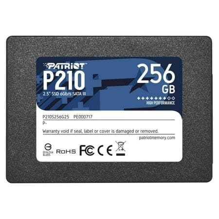 Patriot P210 2.5  256GB SATA III TLC Internal Solid State Drive (SSD) P210S256G25