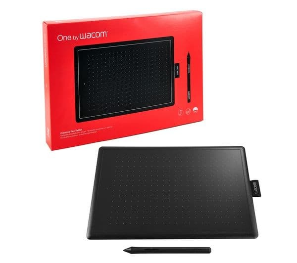 One by Wacom Graphics Tablet CTL-672-N Black - Medium - Image 2