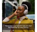 Sony WH-1000XM5 Wireless Noise-Cancelling Over-Ear Headphones - Smoky Pink thumbnail 10