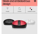 HP 240 Bluetooth Wireless Optical Mouse - Red thumbnail 3