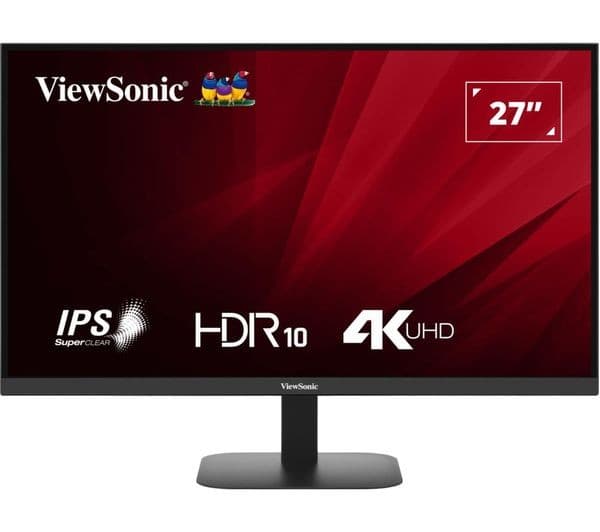 VIEWSONIC VA2708-4K-HD 4K Ultra HD 27" LED Monitor - Black