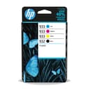 HP 932/933 Original Ink Cartridges 4-Pack - Black, Cyan, Magenta, Yellow thumbnail 1