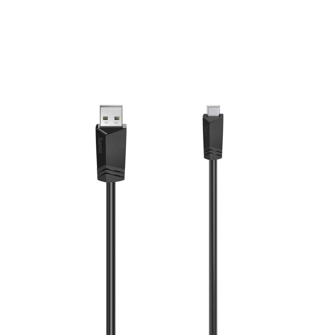 Hama USB 2.0 USB-A to Mini-USB Cable 480 Mbit/s Black (00200606) - 1.5 m