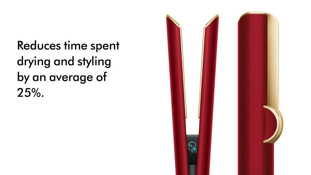 Dyson Airstrait Hair Straightener - Red Velvet & Gold - Image 3