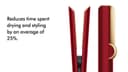Dyson Airstrait Hair Straightener - Red Velvet & Gold thumbnail 3