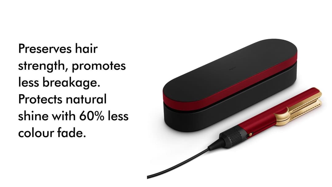 Dyson Airstrait Hair Straightener - Red Velvet & Gold - Image 4