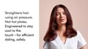 Dyson Airstrait Hair Straightener - Red Velvet & Gold thumbnail 8