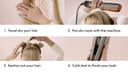 Dyson Airstrait Hair Straightener - Red Velvet & Gold thumbnail 9