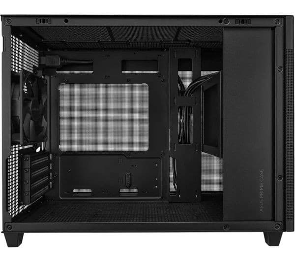 ASUS Prime AP201 Micro ATX Mini-Tower PC Case - Black, Tempered Glass - Image 2