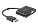 StarTech.com DP2VGAHD20 DisplayPort to HDMI 4K 60Hz or VGA 1080p Adapter 23.2cm Black thumbnail 2