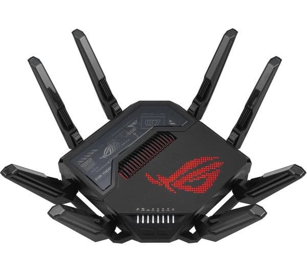 ASUS ROG Rapture GT-BE98 WiFi Cable & Fibre Router - BE 25000, Quad-band - Image 1