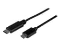 StarTech.com USB2CUB1M 1m USB-C to Micro-USB Cable (USB 2.0) - Black thumbnail 3