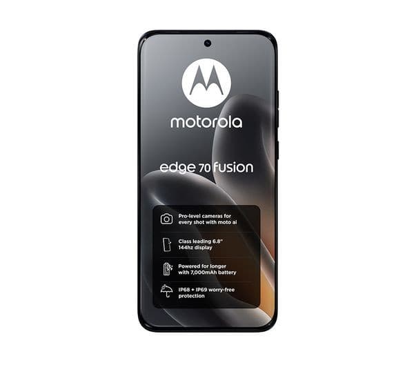 Motorola Edge 70 Fusion 5G 8GB RAM 256GB - Black - Image 1