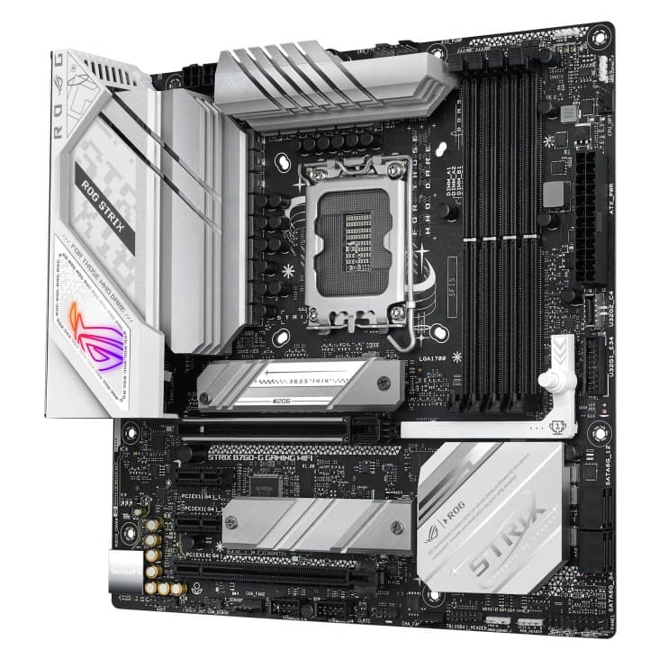 ASUS ROG STRIX B760-G GAMING WIFI Intel B760 LGA 1700 Micro ATX DDR5 Wi-Fi 6E Motherboard - Image 2
