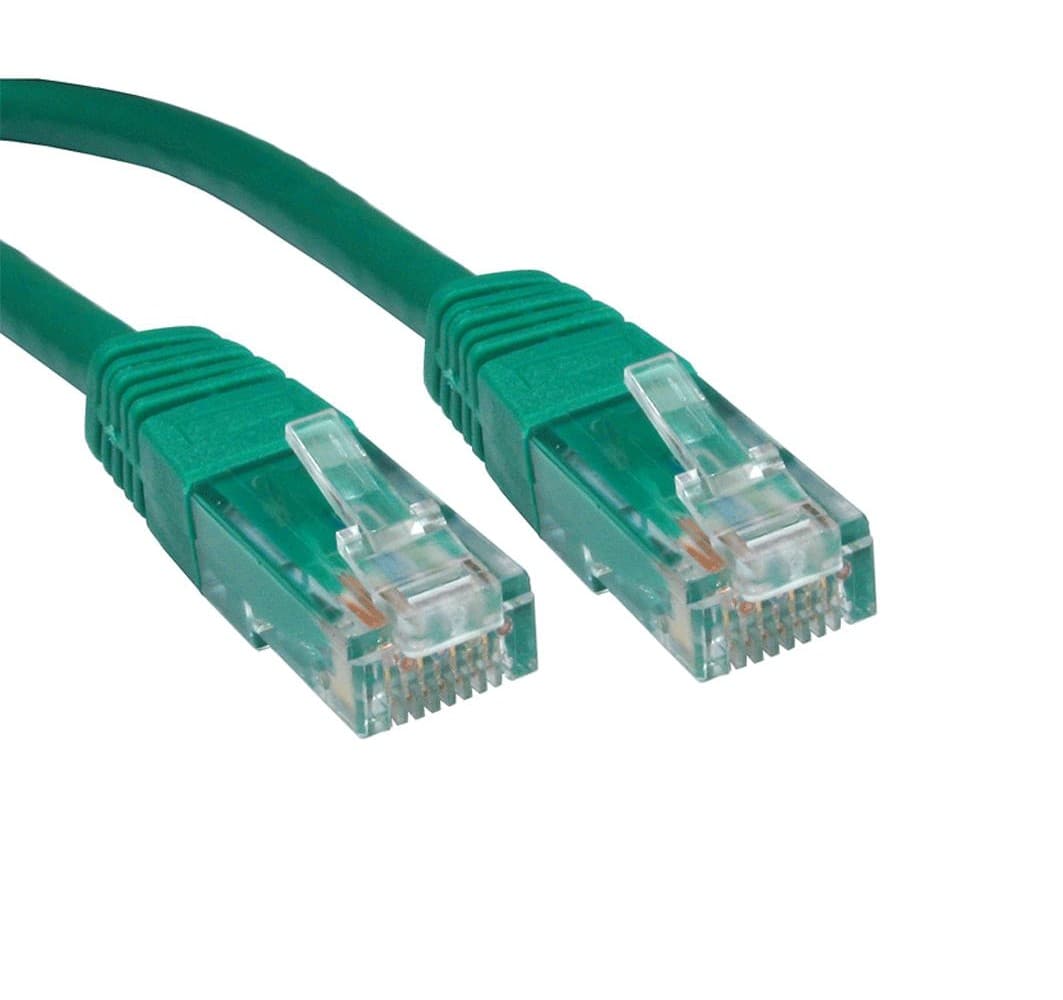 Microconnect CAT6 U/UTP PVC Network Cable 7.5m - Green (B-UTP6075G) - Image 1