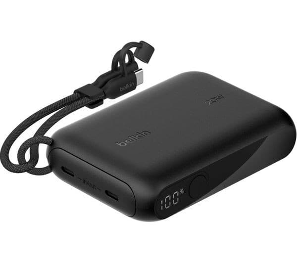 Belkin BoostCharge Power Bank 10K with Display 10000mAh - Black