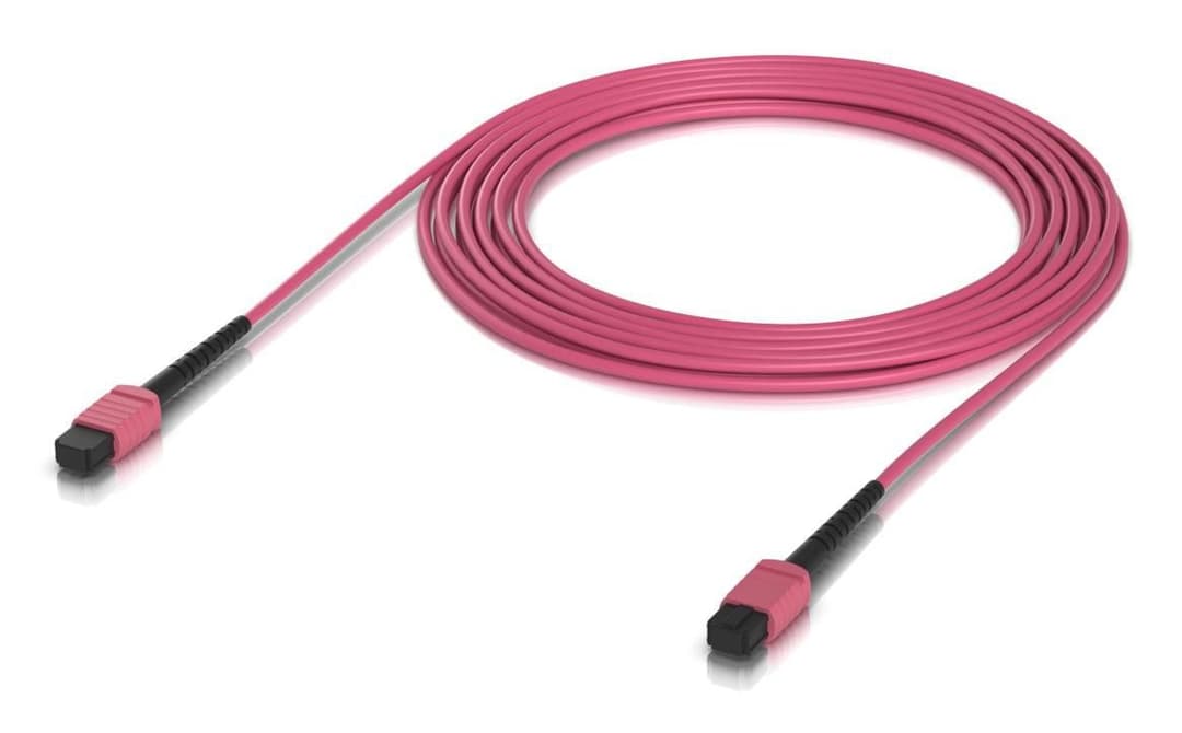 Ubiquiti Indoor OM4 MPO-12 UPC Multi-Mode Fibre Patch Cable for 100G 5m - Single - Image 1