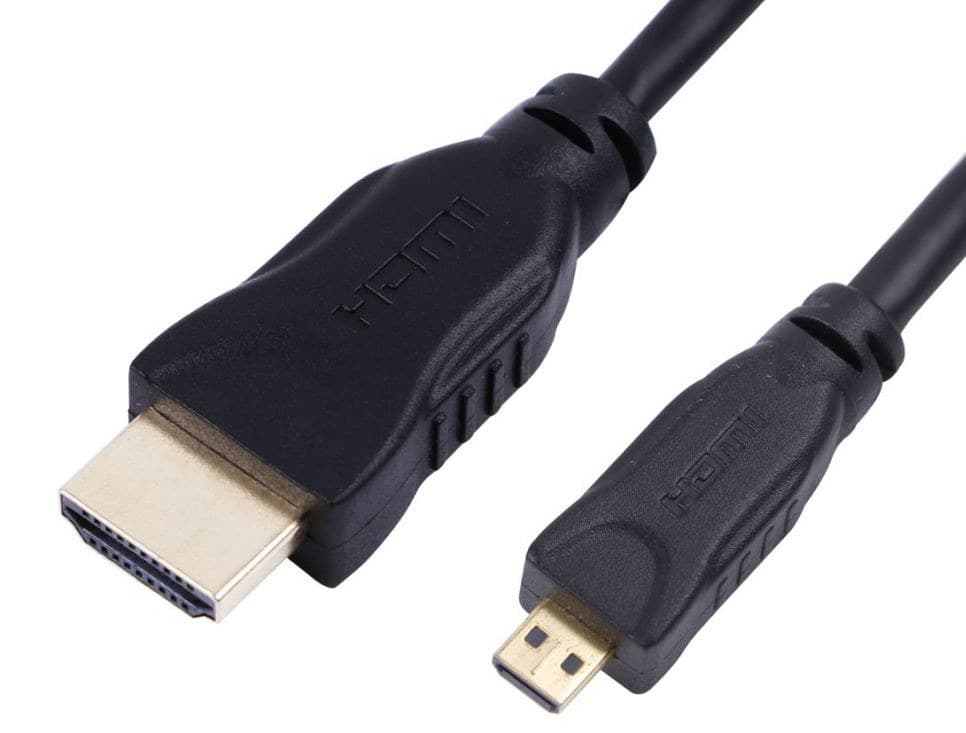 Microconnect HDMI 2.0 Type A to Micro HDMI Type D Cable with Ethernet 3m - Image 1