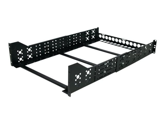 StarTech 3U Universal Server Rack Rails Black