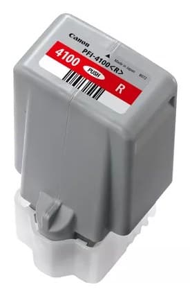 Canon PFI-4100 LUCIA PRO II Ink Cartridge 80ml - Red - Image 1