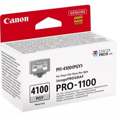 Canon PFI-4100 LUCIA PRO II Ink Cartridge 80ml - Photo Grey - Image 3