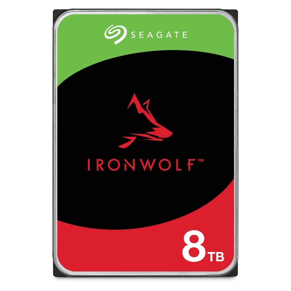 Seagate IronWolf 3.5" SATA 5400 RPM 256MB Cache CMR NAS Hard Drive 8TB