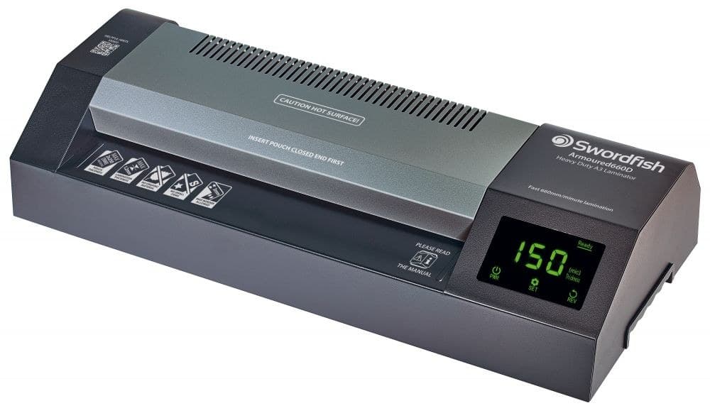 Swordfish 40379 Armoured 660D Heavy Duty A3 Laminator