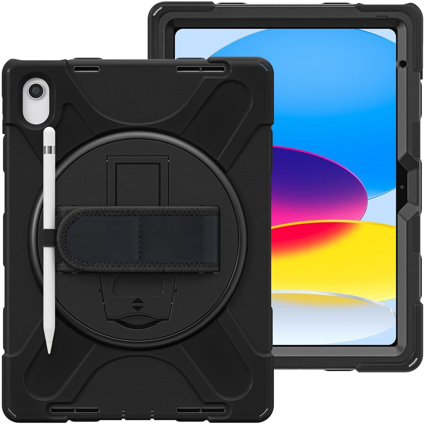 eSTUFF ES681530-BULK AUSTIN Defender Case for Apple iPad 11th/10th Gen Black