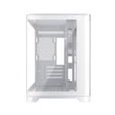 1st Player UV6 Tempered Glass Micro ATX Gaming Case - White thumbnail 4