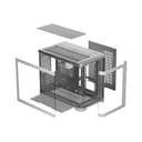 1st Player UV6 Tempered Glass Micro ATX Gaming Case - White thumbnail 6