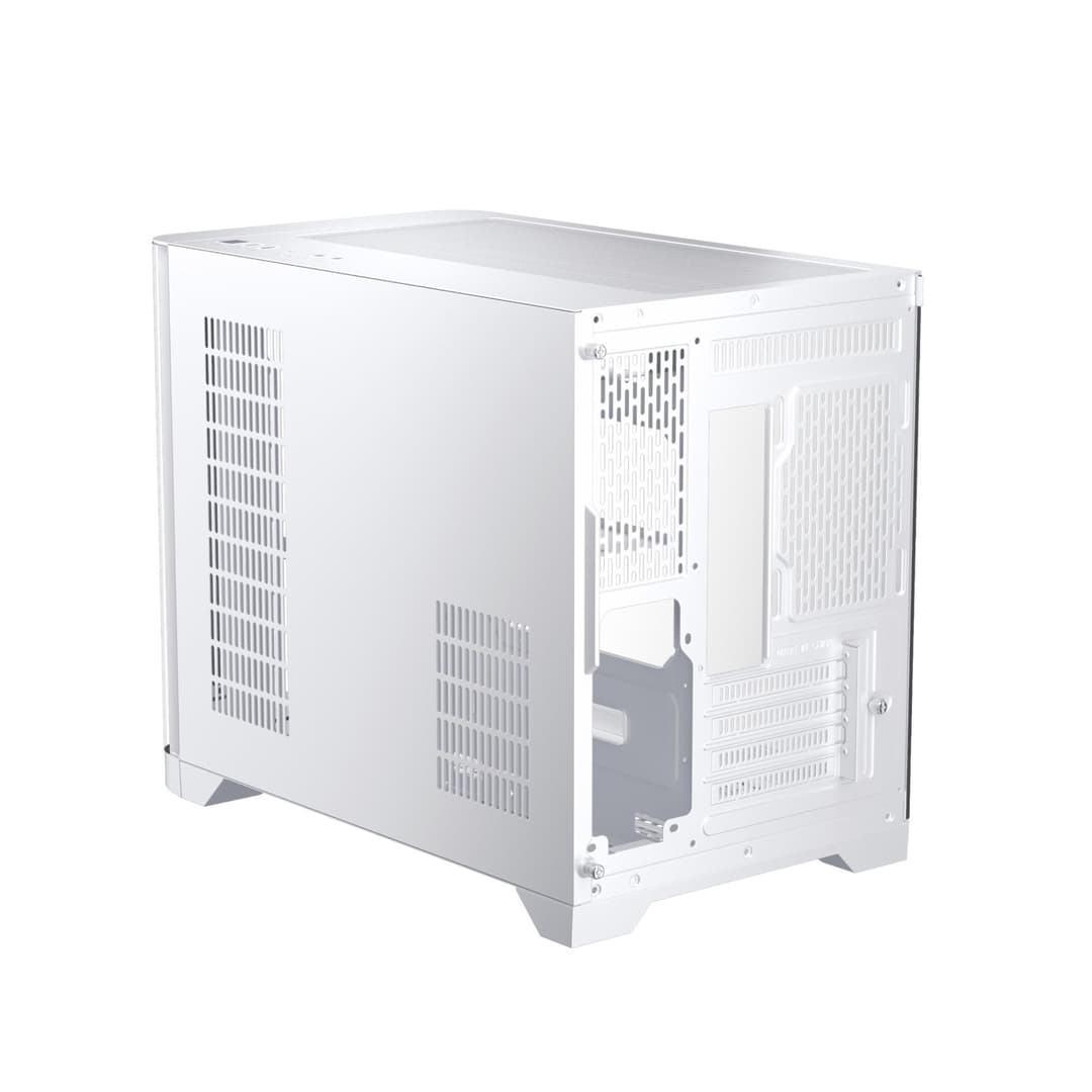 1st Player UV6 Tempered Glass Micro ATX Gaming Case - White - Image 8