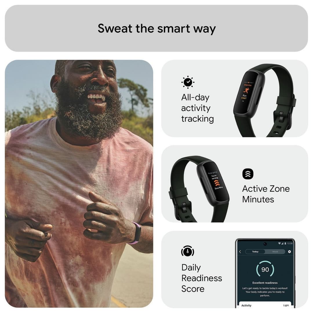 Fitbit Inspire 3 Fitness Tracker - Midnight Zen - Image 4