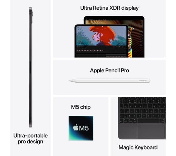 Apple iPad Pro 11-inch (M5, 2025) 256GB Wi-Fi - Silver - Image 8