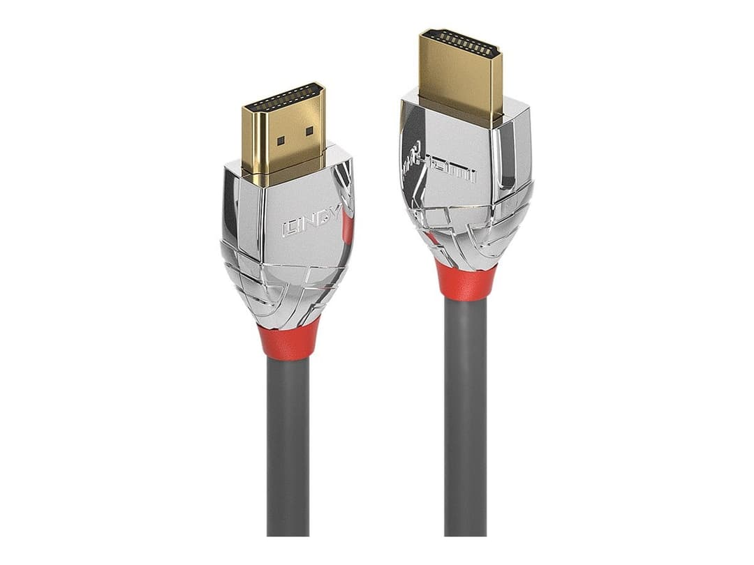 Lindy Cromo Line High Speed HDMI 2.0 Cable with Ethernet 4K 60Hz 0.5m - Grey - Image 1