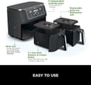 Ninja Foodi MAX Dual Zone AF400UK 9.5L 2-Drawer Air Fryer 2470W - Black thumbnail 2
