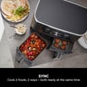 Ninja Foodi MAX Dual Zone AF400UK 9.5L 2-Drawer Air Fryer 2470W - Black thumbnail 5