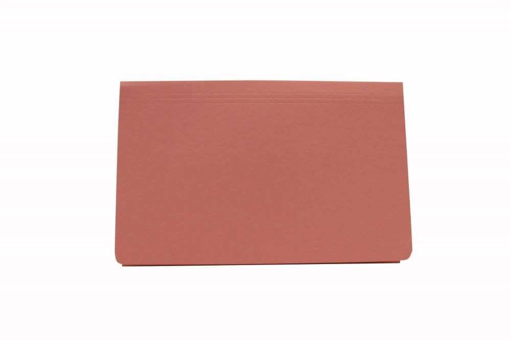 Exacompta Guildhall Full Flap Document Wallet Foolscap 315gsm Pack of 50 - Pink - Image 1