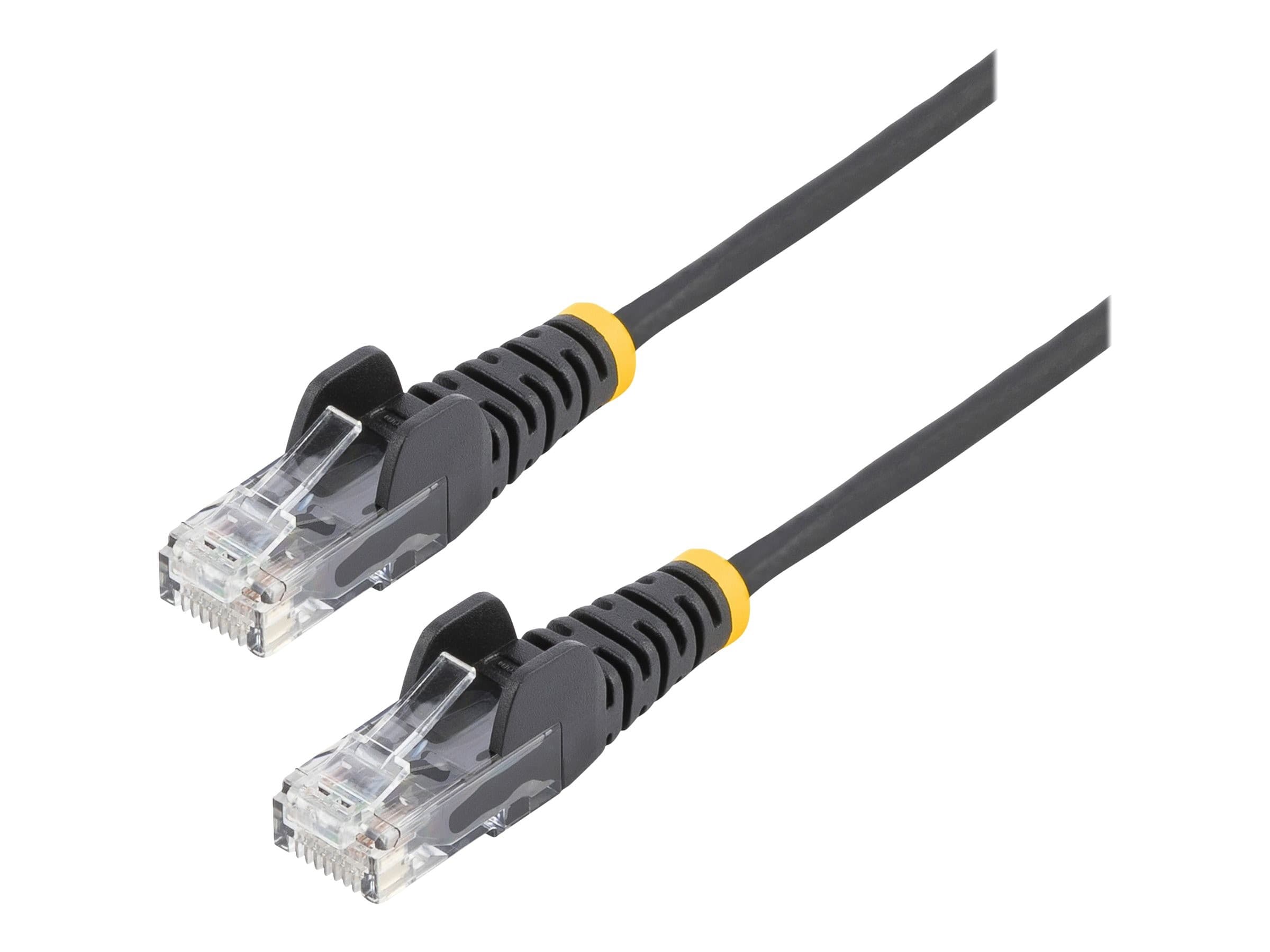 StarTech Slim LSZH CAT6 Snagless Patch Cable 1.5m - Black (N6PAT150CMBKS)