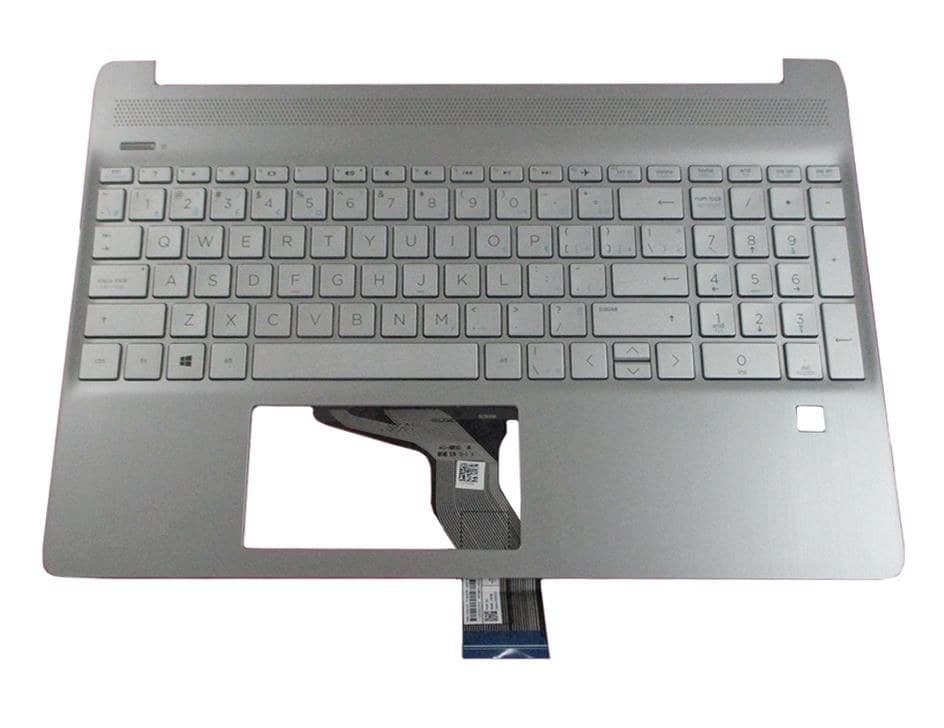 HP 15-dy / 15s-eq Top Cover with Keyboard, Italian Layout - Natural Silver - Image 1