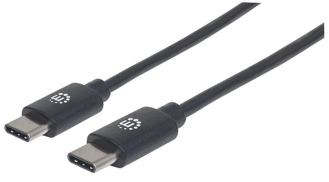 Manhattan USB-C to USB-C Cable, 2m, USB 2.0, 3A (354875) - Image 1