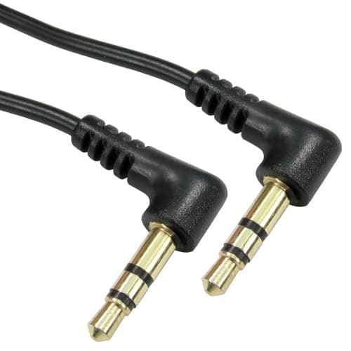 Cables Direct 0.3m 3.5mm Stereo Cable in Black - Image 2